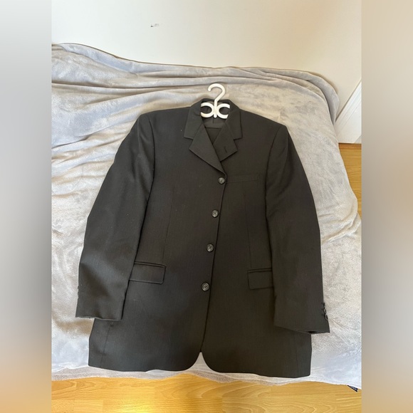 Grafton Two Piece Black Suit - Picture 2 of 5